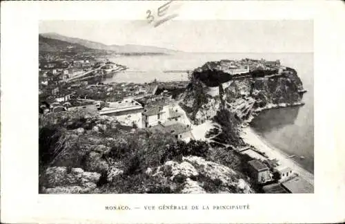 Ak Monaco, vue générale de la Principauté