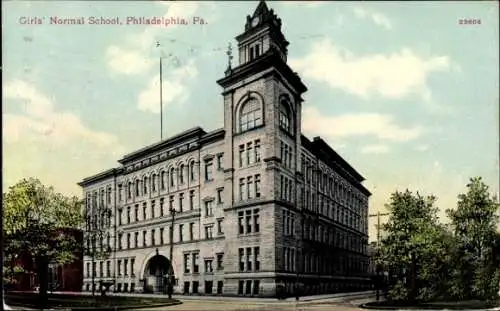 Ak Philadelphia Pennsylvania USA, Mädchenschule