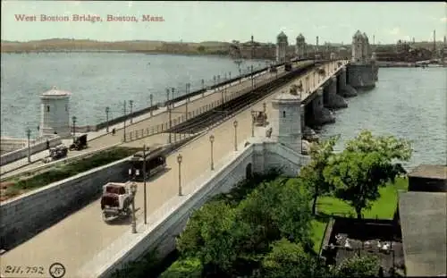 Ak Boston Massachusetts USA, West Boston Bridge