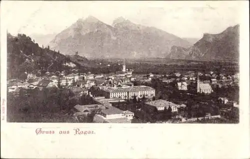 Ak Bad Ragaz Kanton St. Gallen, Gesamtansicht