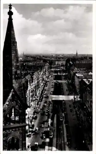 Ak Berlin Charlottenburg, Blick auf die Tauentzienstrasse