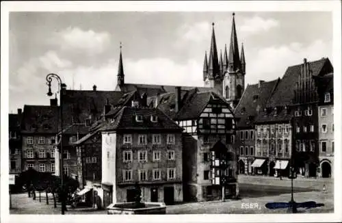 Ak Cheb Eger Region Karlsbad, Platz, Stöckl