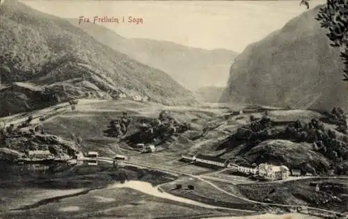 Ak Sogn Norwegen, Panorama, Fretheim