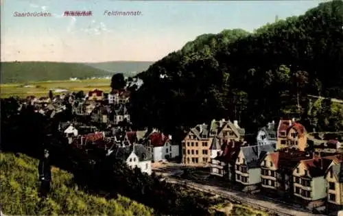 Ak Saarbrücken im Saarland, Feldmannstraße