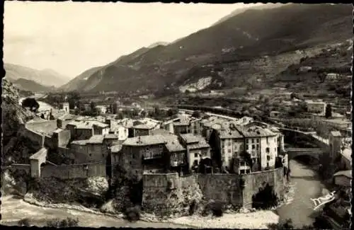 Ak Entrevaux Alpes de Haute Provence, Gesamtansicht