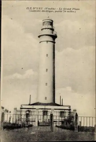 Ak Ile d'Yeu Vendée, Grand Phare