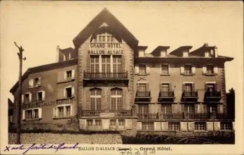 Ak Ballon d'Alsace Vosges, Grand Hotel