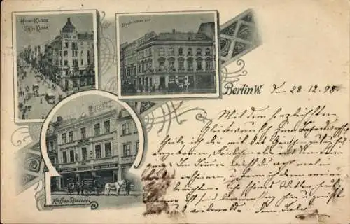 Ak Berlin Mitte, Kaffee Hugo Klose, Kaffee-Rösterei
