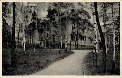 Ak Coswig in Sachsen, Kurhaus Lindenhof, Badehaus