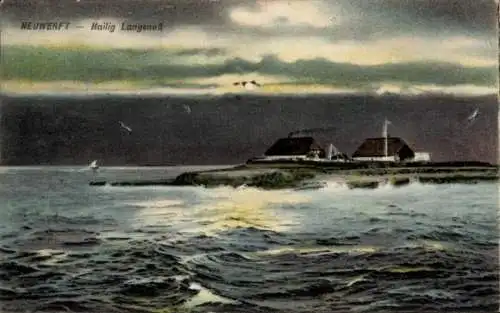 Ak Hallig Langeness Langeneß Nordfriesland, Neuwerft