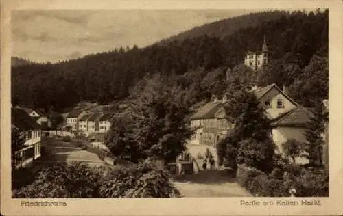Ak Friedrichroda im Thüringer Wald, Kalter Markt