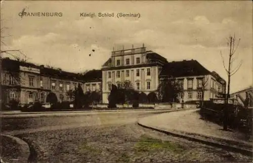 Ak Oranienburg in Brandenburg, Königliches Schloss, Seminar,  Architektur