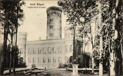 Ak Granitz Seebad Binz auf Rügen, Jagdschloss Granitz