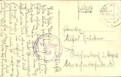 Foto Ak Oldenburg in Holstein, Landschaftsblick, Hohes Ufer, Strandpartie