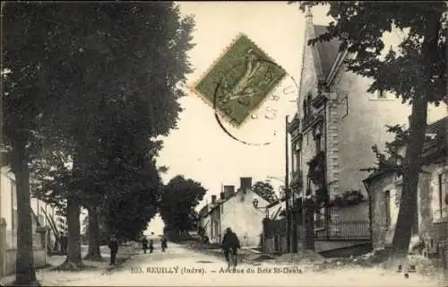 Ak Reuilly Indre, Avenue du Bois St-Denis