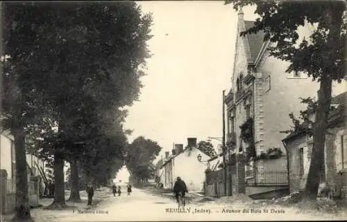 Ak Reuilly Indre, Avenue du Bois St-Denis