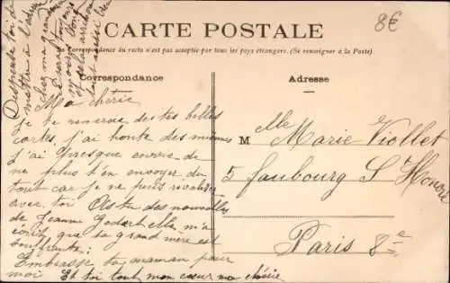 Ak Rots Calvados, Kirche,  Architektur, schwarz-weiß Bild