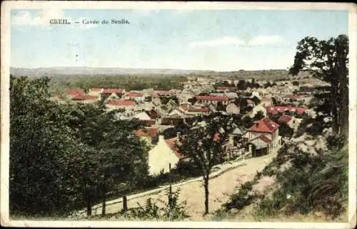 Ak Creil Oise, Cavee de Senlis