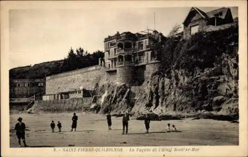 CPA Saint-Pierre-Quilbignon Finistère, La Façade de l'Hôtel Roch'Ar-Mor
