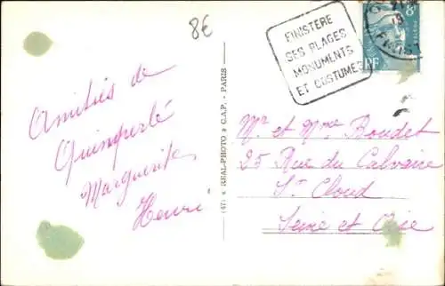 CPA Quimperlé Finistère, Les Quais