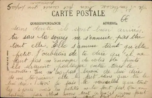 CPA Pont l'Abbé Finistère, La voie Romaine
