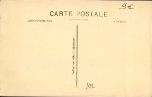 CPA Pont l'Abbé Finistère, Vieilles Maisons du XV siecle