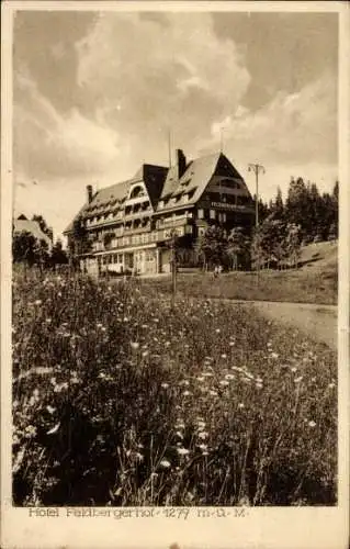 Ak Feldberg im Schwarzwald, Hotel Feldbergerhof