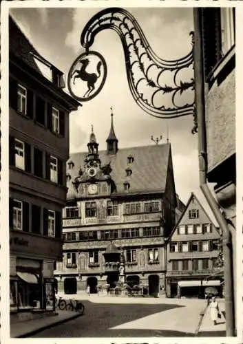Ak Tübingen am Neckar, Rathaus
