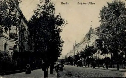 Ak Berlin Tiergarten, Brücken-Allee