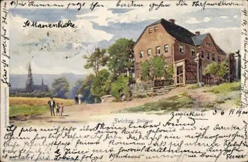 Litho Zwickau in Sachsen, Bellevue