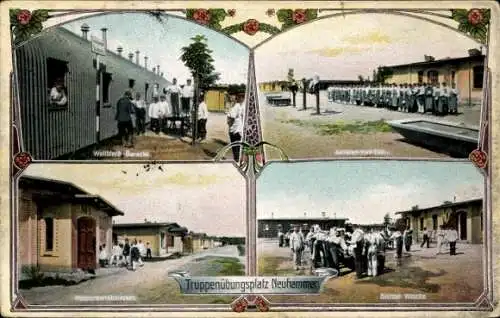 Passepartout Ak Świętoszów Neuhammer am Queis Schlesien, Truppenübungsplatz