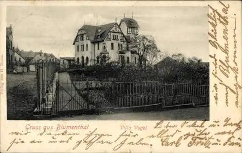 Ak Blumenthal Hansestadt Bremen, Villa Vogel