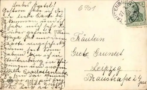 Ak Tautenburg in Thüringen, Gesamtansicht, Turm
