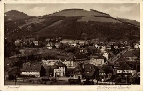 Ak Jonsdorf in Sachsen, Buchberg und Lausche im Zittauer Gebirge, Bahnhof