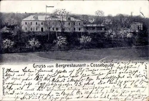 Ak Dresden Cossebaude, Bergrestaurant