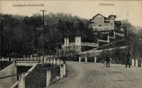 Ak Dresden Cossebaude Niederwartha, Wilhelmsburg