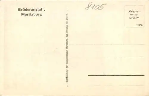 Ak Moritzburg in Sachsen