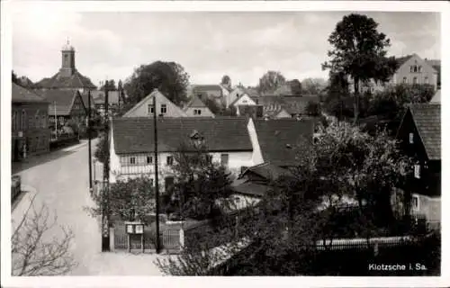 Ak Dresden Klotzsche, Teilansicht