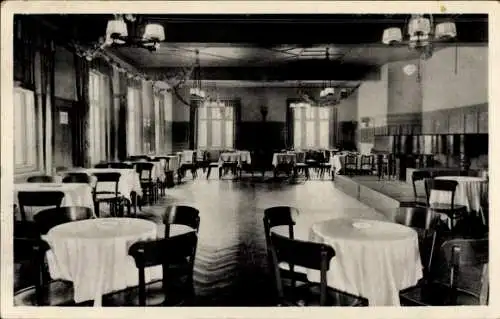 Ak Dresden Bühlau, Restaurant Kaffee Schnöder, Siegfried Rädel Platz 4, Innenansicht