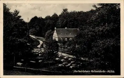 Ak Dresden Schönfeld Weißig Reitzendorf, Dorfwirtshaus Reitzendorfer Mühle