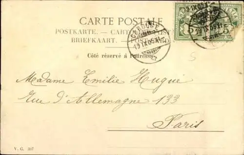 Künstler Ak Sainte Croix Kanton Waadt, Mont des Cerfs, Chocolat Kohler