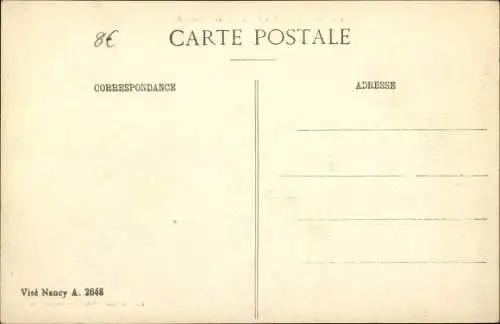 Ak Han sur Meuse Ardennes, Kriegszerstörungen, I WK