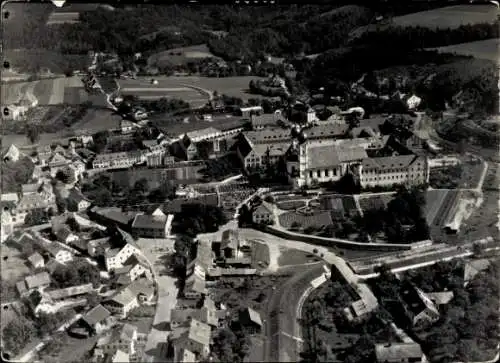 Foto Metten an der Donau Niederbayern, Fliegeraufnahme