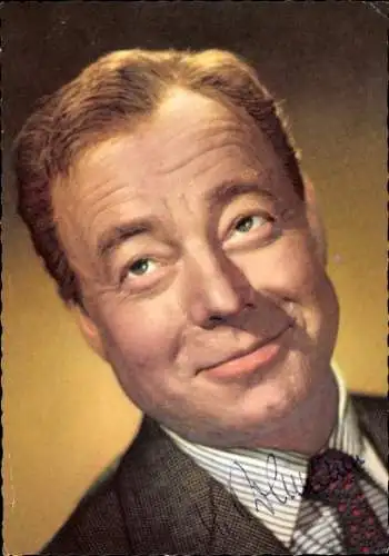 Ak Schauspieler Heinz Rühmann, Portrait, Krawatte