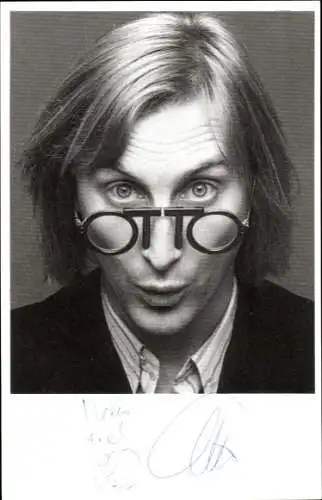 Ak Komiker und Schauspieler Otto Waalkes, Portrait, Autogramm