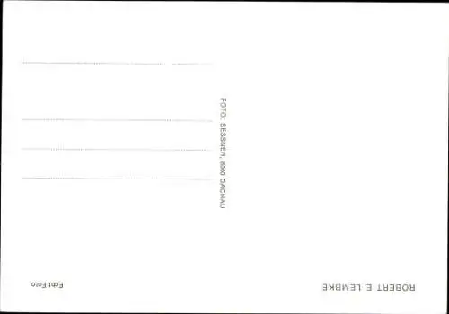 Ak Moderator Robert E. Lembke, Portrait, Autogramm