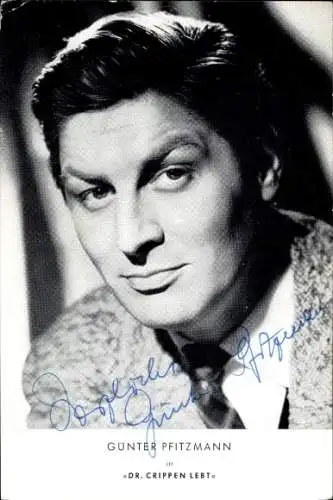 Ak Schauspieler Gunther Philipp, Film Kaiserwalzer, Filmszene, Autogramm