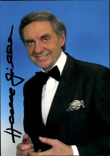 Ak Schauspieler und Sänger Harald Juhnke, Portrait, Autogramm