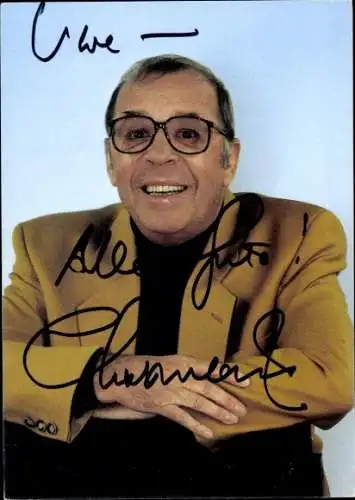 Ak Britischer Sänger Chris Howland, Portrait, Autogramm