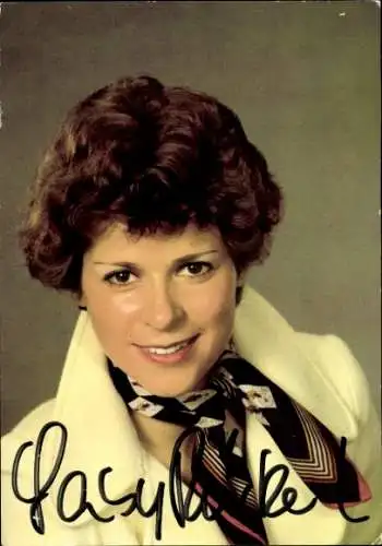 Ak Schauspielerin Gaby Rückert, Portrait, Autogramm